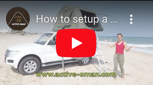 how to set up rooftop tent Oman Active Oman